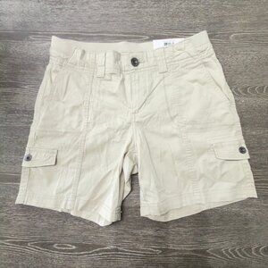Style & Co Comfort-Waist Mid Rise Stonewall Cargo Shorts Women Size 6P